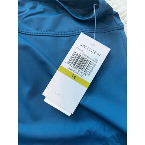 Jansen Swim Overskirt Moroccan Blue Size 14 NEW NWT - Picture 4 of 7